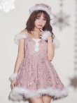 画像5: 【即日発送】【サンタ】レースファーオフショルサンタコスプレ【コスプレ4点セット】【XS-Mサイズ/1カラー】[OF03] (5)