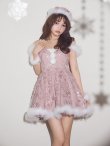 画像12: 【即日発送】【サンタ】レースファーオフショルサンタコスプレ【コスプレ4点セット】【XS-Mサイズ/1カラー】[OF03] (12)