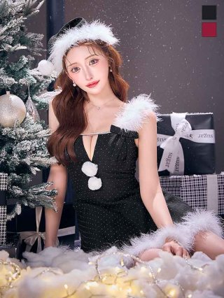 ブラックサンタコスプレ　即購入禁止✖︎ Amazon.co.jp: [Diki Home] サンタコスプレ レディース 黒サンタ 赤