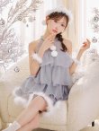 画像23: 【即日発送】【サンタ】アメスリフリルホルターネックサンタコスプレ【コスプレ4点セット】【XS-Lサイズ/2カラー】[OF04] (23)