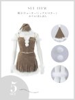 画像39: 【ノベルティ対象】【即日発送】【サンタ】ファーショルダーシースルーフレアサンタコスプレ【コスプレ5点セット】【XS-XLサイズ/2カラー】[OF04] (39)