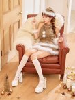 画像36: 【即日発送】【送料無料！】【サンタ】シフォンホルターネックティアードサンタコスプレ【コスプレ4点セット】【XS-Lサイズ/2カラー】[OF04/OF04] (36)