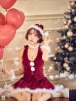 画像21: 【即日発送】【サンタ】ホルターネックジップセットアップサンタコスプレ【コスプレ6点セット】【XS-XLサイズ/2カラー】[OF04] (21)