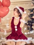 画像9: 【即日発送】【サンタ】ホルターネックジップセットアップサンタコスプレ【コスプレ6点セット】【XS-XLサイズ/2カラー】[OF04] (9)