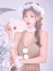 画像9: 【即日発送】【サンタ】ホルターネックジップセットアップサンタコスプレ【コスプレ6点セット】【XS-XLサイズ/2カラー】[OF03] (9)