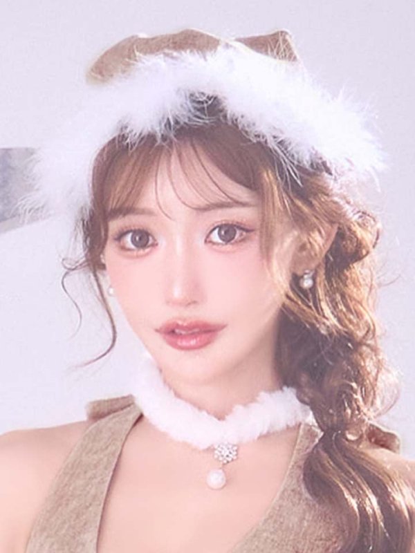 画像19: 【即日発送】【サンタ】ホルターネックジップセットアップサンタコスプレ【コスプレ6点セット】【XS-XLサイズ/2カラー】[OF03] (19)