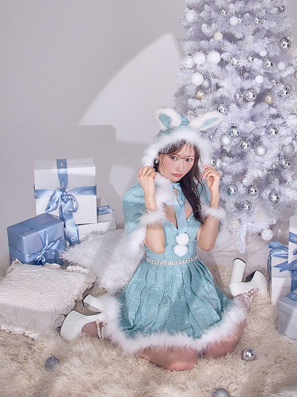 画像9: 【予約 / 11月下旬発送予定】【送料無料！】【サンタ】ウサ耳ケープ【Fサイズ/3カラー】[OF03] (9)