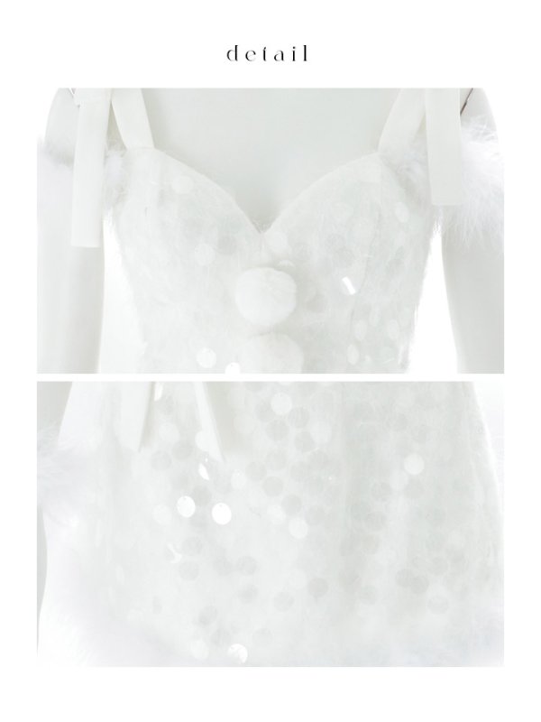 画像23: 【予約 / 12月上旬発送予定】【送料無料！】【サンタ】ラメニットリボンセットアップサンタコスプレ【コスプレ5点セット】【XS-Lサイズ/2カラー】[OF03] (23)