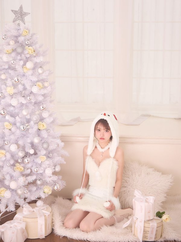 画像7: 【即日発送】【サンタ】ファービジューセットアップ雪だるまコスプレ【コスプレ6点セット】【XS-Mサイズ/1カラー】[OF03] (7)