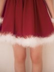 画像15: 【即日発送】【サンタ】ワンショルリボンドットチュールサンタコスプレ【コスプレ4点セット】【XS-Lサイズ/2カラー】[OF01] (15)