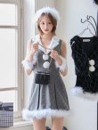 画像26: 【即日発送】【サンタ】ファー襟付きラメワンピサンタコスプレ【コスプレ4点セット】【S-Mサイズ/2カラー】[OF01] (26)