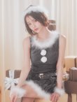 画像8: 【即日発送】【送料無料！】【サンタ】ベルト付きファーサンタコスプレ【コスプレ4点セット】【XS-XLサイズ/3カラー】[OF04/OF04] (8)