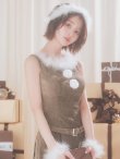 画像24: 【即日発送】【送料無料！】【サンタ】ベルト付きファーサンタコスプレ【コスプレ4点セット】【XS-XLサイズ/3カラー】[OF04/OF04] (24)