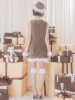 画像28: 【即日発送】【送料無料！】【サンタ】ベルト付きファーサンタコスプレ【コスプレ4点セット】【XS-XLサイズ/3カラー】[OF04/OF04] (28)