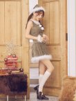 画像12: 【即日発送】【送料無料！】【サンタ】ベルト付きファーサンタコスプレ【コスプレ4点セット】【XS-XLサイズ/3カラー】[OF04/OF04] (12)