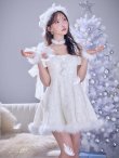 画像14: 【即日発送】【サンタ】ラメチュールオフショルリボンサンタコスプレ【コスプレ5点セット】【XS-Lサイズ/1カラー】[OF01] (14)