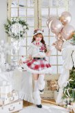 画像3: 【即日発送】【サンタ】ロゼチェックビジューライントナカイ【Malymoon/マリームーン】【コスプレ11点セット】【フリーサイズ/1カラー】[OF03] (3)