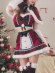 画像21: 【即日発送】【サンタ】ノエルドチェックケープサンタ【Malymoon/マリームーン】【コスプレ9点セット】【フリーサイズ/2カラー】[HC03] (21)