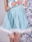 画像9: 【一部予約商品/11月中旬発送予定】【サンタコス 4点セット】【XS-XLサイズ/3カラー】ラメツイードミニワンピースサンタ[YMT] (9)