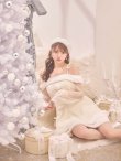画像14: 【サンタSALE!!】【即日発送】【サンタコス 3点セット】【XS-XLサイズ/1カラー】オフショルダーシアーチュールフレアサンタコスプレ[OF01] (14)