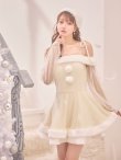 画像15: 【サンタSALE!!】【即日発送】【サンタコス 3点セット】【XS-XLサイズ/1カラー】オフショルダーシアーチュールフレアサンタコスプレ[OF01] (15)