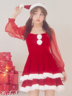 チュールシアーフレアサンタコスプレ