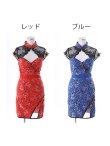 画像32: 【即日発送】タイトチャイナ服ドレスコスプレセット【sugar nineハロウィンコスプレ2点セット】【4サイズ/3カラー】(SE01YN)【HC02-U】 (32)
