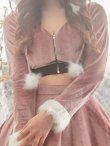 画像8: 【即日発送】フードバニーコスプレ/スカートベロアアニマルコスプレセット【sugar nineハロウィンコスプレ2点セット】【S〜XLサイズ/1カラー】【HC02】 (8)