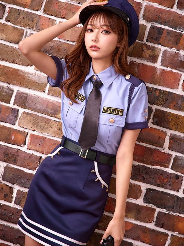 画像9: 【ハロウィン】ポリス/警察官コスプレ【コスプレ5点セット】【S-XLサイズ/1カラー】(HC206-2)[YMT]-Bnvg (9)