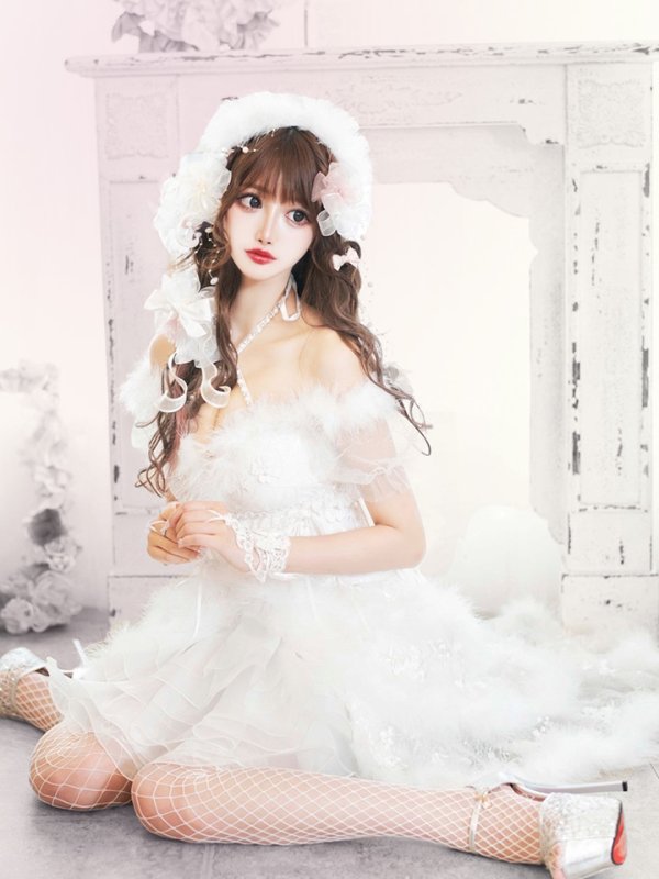 画像7: 【即日発送】桜咲乃愛ちゃんコラボ2WAY天使＆バニーコスプレ【コスプレ豪華10点セット】【S-Lサイズ】[OF01-H] (7)