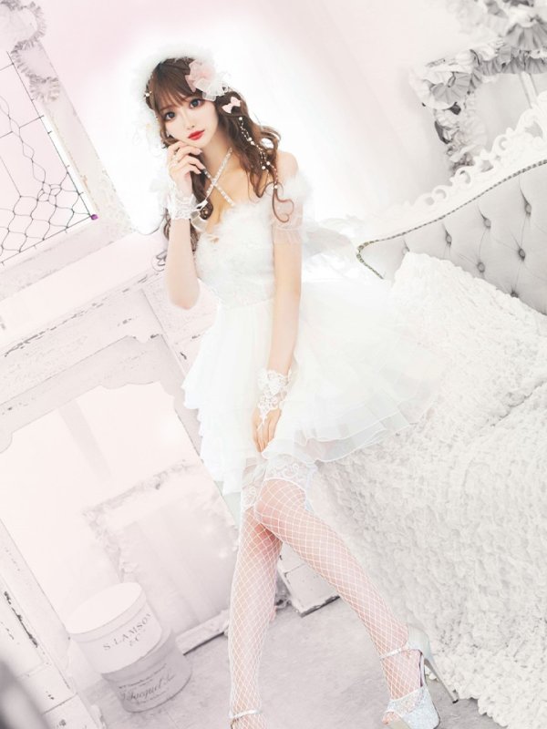 画像8: 【即日発送】桜咲乃愛ちゃんコラボ2WAY天使＆バニーコスプレ【コスプレ豪華10点セット】【S-Lサイズ】[OF01-H] (8)