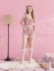 画像14: 【マリームーンコラボ】 セクシーレースキャット【ハロウィンコスプレ6点セット】【XS-L/7カラー】[YMT] (14)