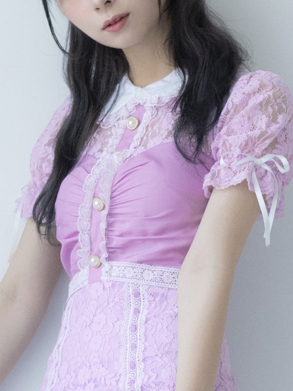 画像5: 【SALE!!】【即日発送】バニーレースワンピースコスプレ/マーメイドスカート【sugar nineハロウィン3点セット】【S-Lサイズ/2カラー】(SU220153)[OF01] (5)