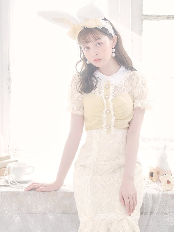 画像14: 【SALE!!】【即日発送】【ハロウィン】 バニーレースワンピースコスプレ 【コスプレ3点セット】【S-Lサイズ/2カラー】[OF01] (14)