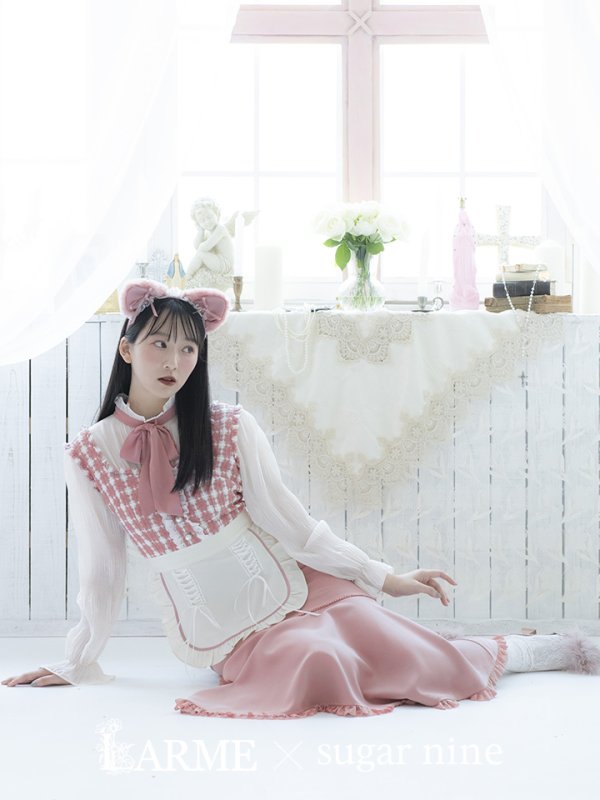 画像22: 【即日発送】ツイードキャットワンピースコスプレ/マーメイドスカート【sugar nineハロウィン3点セット】【S-Lサイズ/1カラー】[HC03] (22)