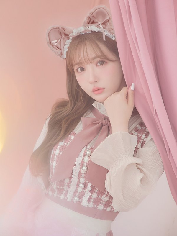 画像10: 【即日発送】ツイードキャットワンピースコスプレ/マーメイドスカート【sugar nineハロウィン3点セット】【S-Lサイズ/1カラー】[HC03] (10)