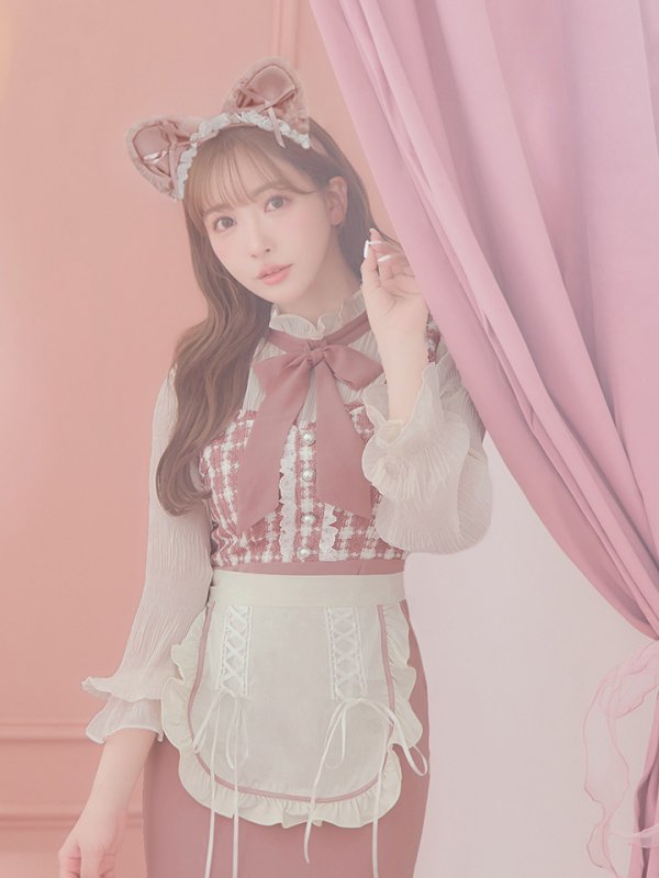 画像14: 【即日発送】ツイードキャットワンピースコスプレ/マーメイドスカート【sugar nineハロウィン3点セット】【S-Lサイズ/1カラー】[HC03] (14)