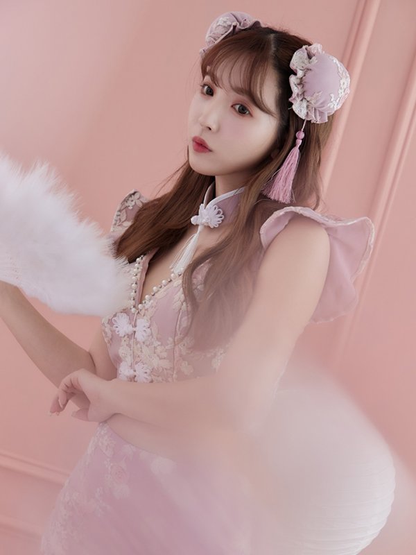 画像8: 【SALE!!】【即日発送】セットアップチャイナドレスコスプレ【sugar nineハロウィン4点セット】【XS-Lサイズ/2カラー】(SE01YN-WH)[OF01] (8)