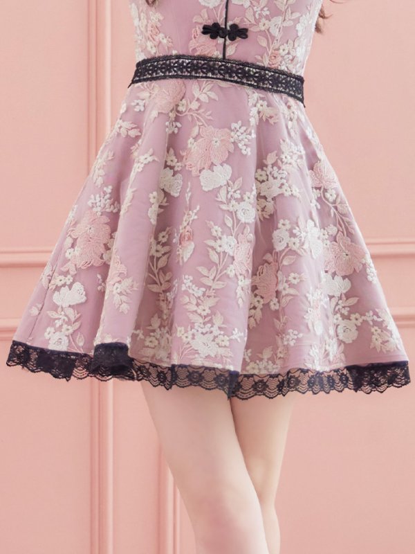 画像9: 【即日発送】Aライン/フレアスカートチャイナコスプレ【sugar nineハロウィン3点セット】【S-Mサイズ/2カラー】[HC03] (9)