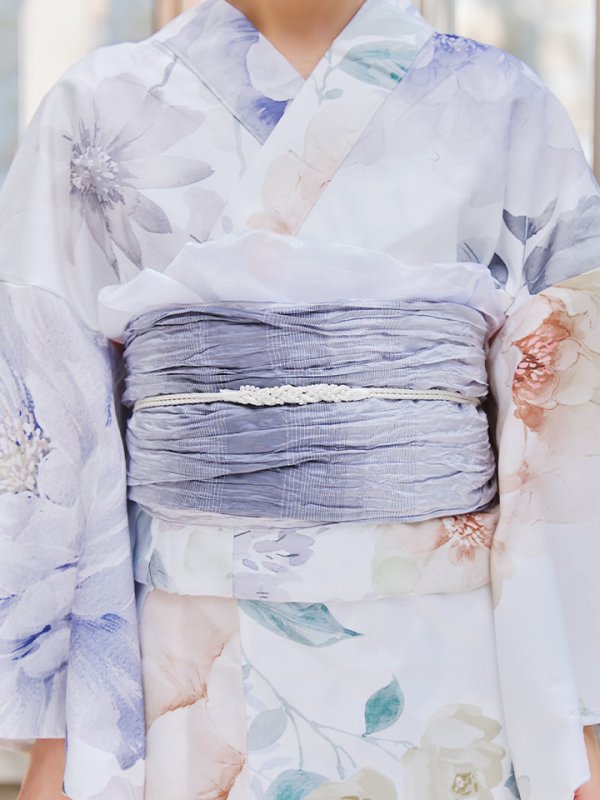 画像16: 【即日発送】シャーベットフラワー牡丹浴衣【浴衣３点セット 浴衣/帯/下駄】[YMT] (16)