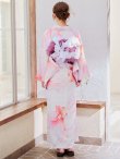 画像17: 【即日発送】ニュアンスピンク金魚浴衣【浴衣３点セット 浴衣/帯/下駄】OBI-g-500-kj-1-R / HIMO-900-yn-5-IV / HEKO-800-sb-5-WH / YA-593-kj-CL / GETA-01-kj-7-P/ [YMT] (17)