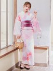 画像5: 【即日発送】ニュアンスピンク金魚浴衣【浴衣３点セット 浴衣/帯/下駄】OBI-g-500-kj-1-R / HIMO-900-yn-5-IV / HEKO-800-sb-5-WH / YA-593-kj-CL / GETA-01-kj-7-P/ [YMT] (5)