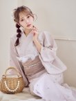 画像17: アーガイルビジュー浴衣  【浴衣３点セット 浴衣/帯/下駄】[YMT] (17)