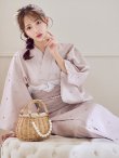 画像2: アーガイルビジュー浴衣  【浴衣３点セット 浴衣/帯/下駄】[YMT] (2)