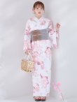 画像12: ニュアンスピンク水彩朝顔浴衣 【浴衣3点セット 浴衣/帯/下駄】 OBI-g-500-kj-7-GYGE / HIMO-900-yn-8-P / HEKO-800-sb-5-W / YA-924-cm-PBE / YA-943-kj-PL / GETA-01-kj-7-P / [YMT] (12)