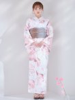 画像4: ニュアンスピンク水彩朝顔浴衣 【浴衣3点セット 浴衣/帯/下駄】 OBI-g-500-kj-7-GYGE / HIMO-900-yn-8-P / HEKO-800-sb-5-W / YA-924-cm-PBE / YA-943-kj-PL / GETA-01-kj-7-P / [YMT] (4)