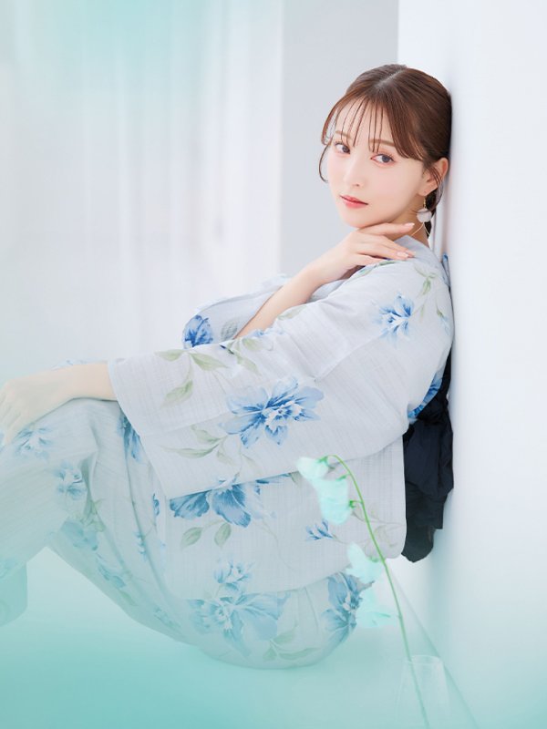 モデル：麻亜里　身長：160cm　着用サイズ：Fサイズ