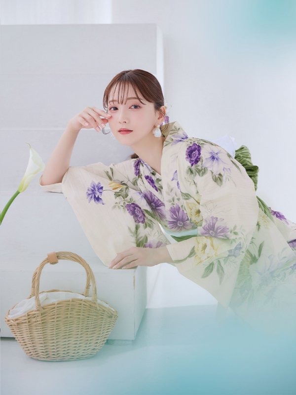 モデル：麻亜里　身長：160cm　着用サイズ：Fサイズ