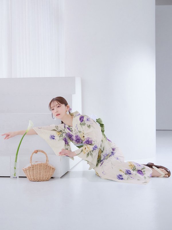 モデル：麻亜里　身長：160cm　着用サイズ：Fサイズ