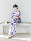 画像10: 【Riuコラボ】【予約/5月中旬発送予定】ブルーアイボリーピオニー浴衣 OBI-siwa-200-kj-11-Rose / HIMO-906-yn-PEARL / HEKO-800-sb-5-WH / YA-1001-kj-BL  / YA-1023-wk-P / GETA-01-kj-3-IV [YMT] (10)
